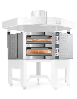 Cuppone Pizzaofen Evolution EV835/2DG (zwei Backkamern)