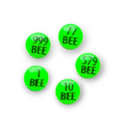 Personalisierte Opalithplättchen (grün, 2024)