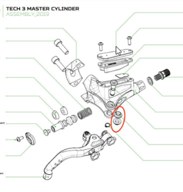 Ersatzteil Hope Tech 3, Führung für Bolzen