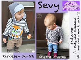Sevy - Pullover für Babys und Kleinkinder mit amerikanischem Ausschnitt