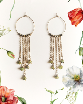 Boucles d'oreilles printanières