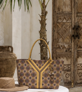 Vittoria shopper Giallo burro