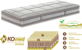 KOmed Schlafsystem "SPRING-KOMFORT"
