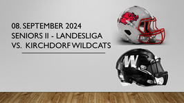 Seniors II - Landesliga / Fursty Razorbacks vs. Kirchdorf Wildcats / Kickoff 16:00 Uhr