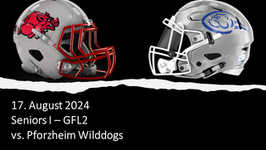 Seniors I - GFL2 / Fursty Razorbacks vs. Pforzheim Wilddogs / Kickoff 16:00 Uhr