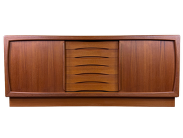 60er 70er Jahre Teak Sideboard Kommode Credenza von Dyrlund Made in Denmark