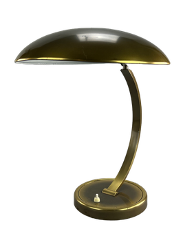 60er Jahre Lampe Leuchte Kaiser Idell Tischlampe 6751 Messing Mid Century Design