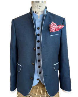 Sakko Silas | S2.25.04 | dunkelblau / hellblau