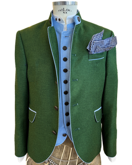 Sakko Silas | S2.25.03 | grün / hellblau