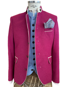 Sakko Silas | S2.25.02 | fuchsia / creme