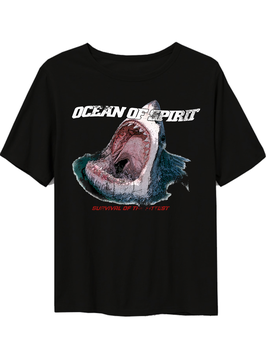 Shark Tee Black