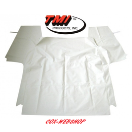 Ciel de toit blanc TMI pour karman cabriolet 65-68