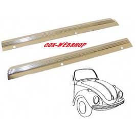 Set de 2 baguettes aluminium latérales qualité allemande avant gauche et droite pour 1303