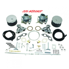 Kit doubles carburateurs EMPI 40mm type Kadron pour moteur T4