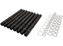 Set de 8 tubes enveloppes alu anodisé noir à ressort avec 2 toriques JAYCEE