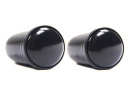 Set de 2 boutons de commande noir style Sapphire pour autoradio Retrosound