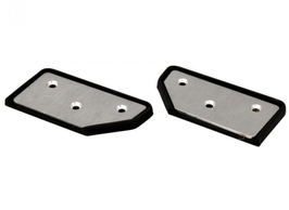 Set de 2 plaques de fermeture de déflecteur arrière en aluminium 65->72   (W)