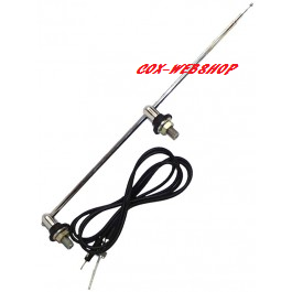 Antenne 2 points d’attache 1150mm pieds chromés 12/47->7/66