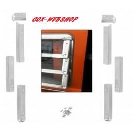 set de 8 protections aluminium de fenêtre à ailettes de Westfalia (avec visserie inox)
