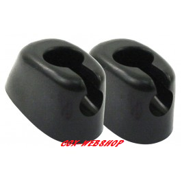 set de 2 supports de pare-soleil noir pour cox 8/64->7/67