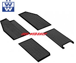 set de 4 tapis caoutchoucs noirs de cox <-53