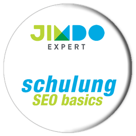 Suchmaschinenoptimierung für Jimdo lernen mit »SEO basics«.