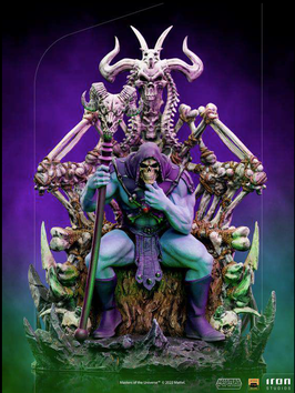 Skeletor Deluxe on Throne 1/10 Masters of the Universe 29cm Statue Iron Studios