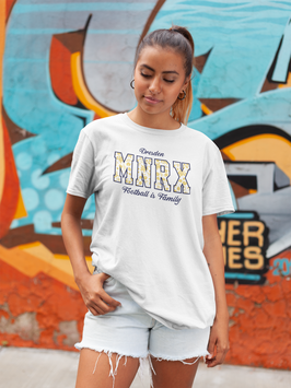 NEU Monarchs T-Shirt "MNRX Flowers" Unisex weiß 3D-Druck