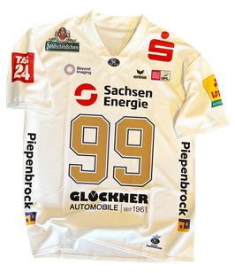 Monarchs Fantrikot weiß mit Nummer SOFORT LIEFERBAR