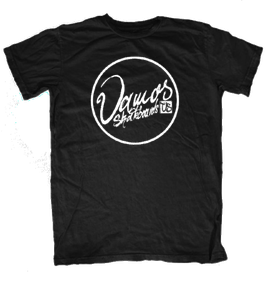 Script Circle T-Shirt Black