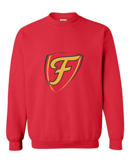 Fury Shield Crewneck Sweatshirt - Red