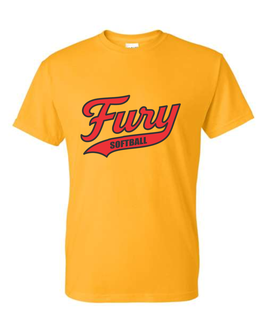 Fury Logo TShirt - Gold