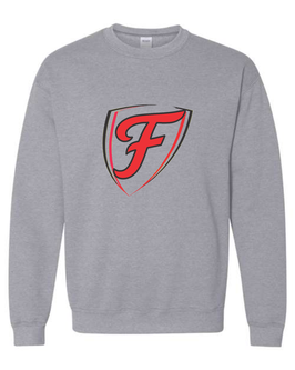 Fury Shield Crewneck Sweatshirt - Grey