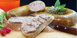 Original Mansfelder Zwiebelwurst ( Ring ca. 350g )