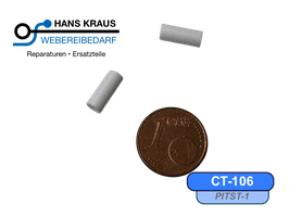 4,0mm Keramikröllchen CT-106 Weiß