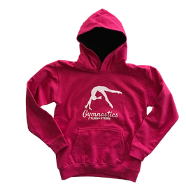 Kids College Hoodie Pink by Turnstern