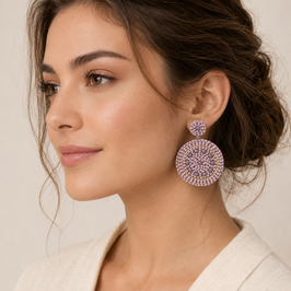 Boho Ohrstecker  Mariella Altrosa-Gold