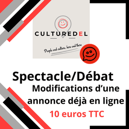 Rencontre et Débat, Modification d'une annonce déjà en ligne