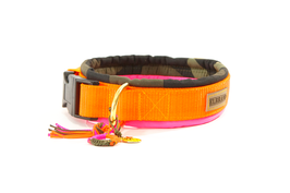 SOFTY BICOLOR : CAMOU/ NEO PINK mit Gurtband NEO ORANGE