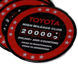 200K High Miles (FULL) - Round 3" UV Coated