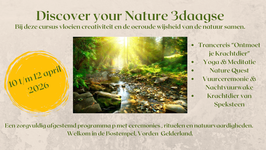 10 t/m 12 april 2026: Discover your Nature 3daagse