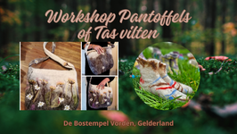 25 mei 2025: Workshop Pantoffels of Tas vilten