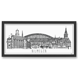 Poster Skyline Nijmegen