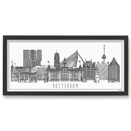 Poster Skyline Rotterdam