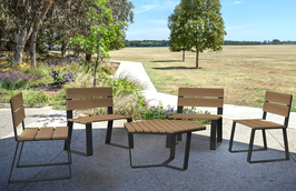 FAUTEUIL HOUSTON Avec ou Sans Accoudoirs - Robinier