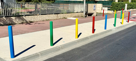 POTELET ACIER CHAPEAU BOMBÉ