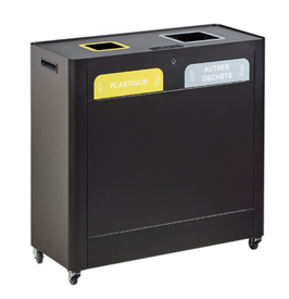 MEUBLE DE TRI SÉLECTIF TRIMOUV MOBILE 2 ET 3 FLUX