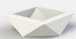 JARDINIERE BETON TRIO 250L