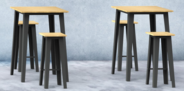 MANGE-DEBOUT 2 ou 4 Tabourets SAVANA