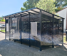 Abri-Vélos Securisé FLEX - 6 ou 12 Emplacements